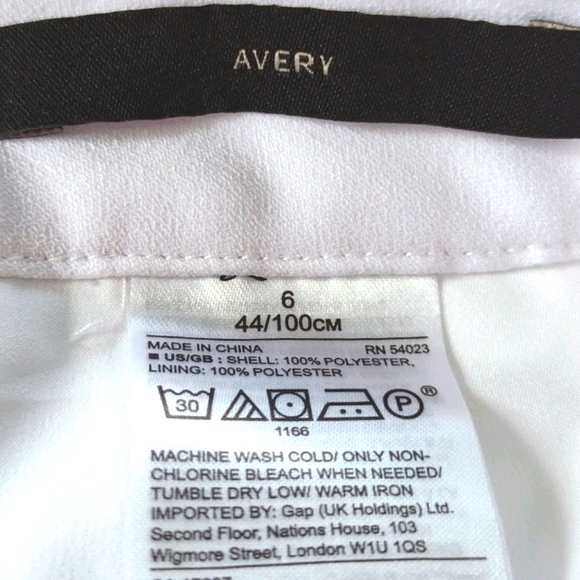 Banana Republic red and white stripe pants - Picture 7 of 9